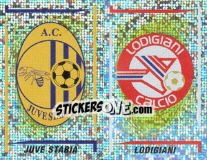 Sticker Juve Stabia/Lodigiani Scudetto (a/b) - Calciatori 1998-1999 n. 665 - Panini
