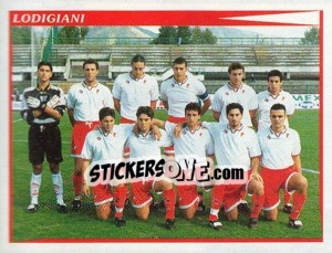 Sticker Lodigiani (Squadra) - Calciatori 1998-1999 - Panini