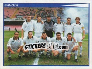 Figurina Savoia (Squadra) - Calciatori 1998-1999 - Panini