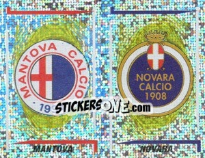 Sticker Mantova/Novara Scudetto (a/b) - Calciatori 1998-1999 n. 676 - Panini