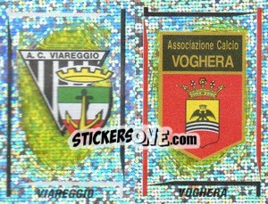 Sticker Viareggio/Voghera Scudetto (a/b) - Calciatori 1998-1999 n. 681 - Panini