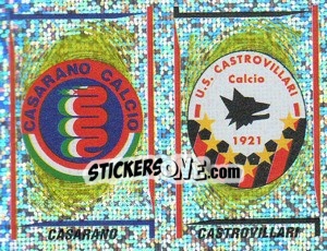 Sticker Casarano/Castrovillari Scudetto (a/b) - Calciatori 1998-1999 n. 692 - Panini