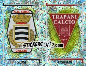 Figurina Sora/Trapani Scudetto (a/b)