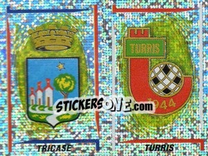 Figurina Tricase/Turris Scudetto (a/b) - Calciatori 1998-1999 - Panini