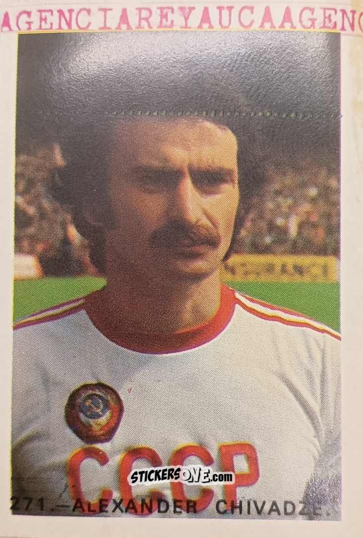 Cromo Alexander Chivadze - España 82 n. 271 - Reyauca