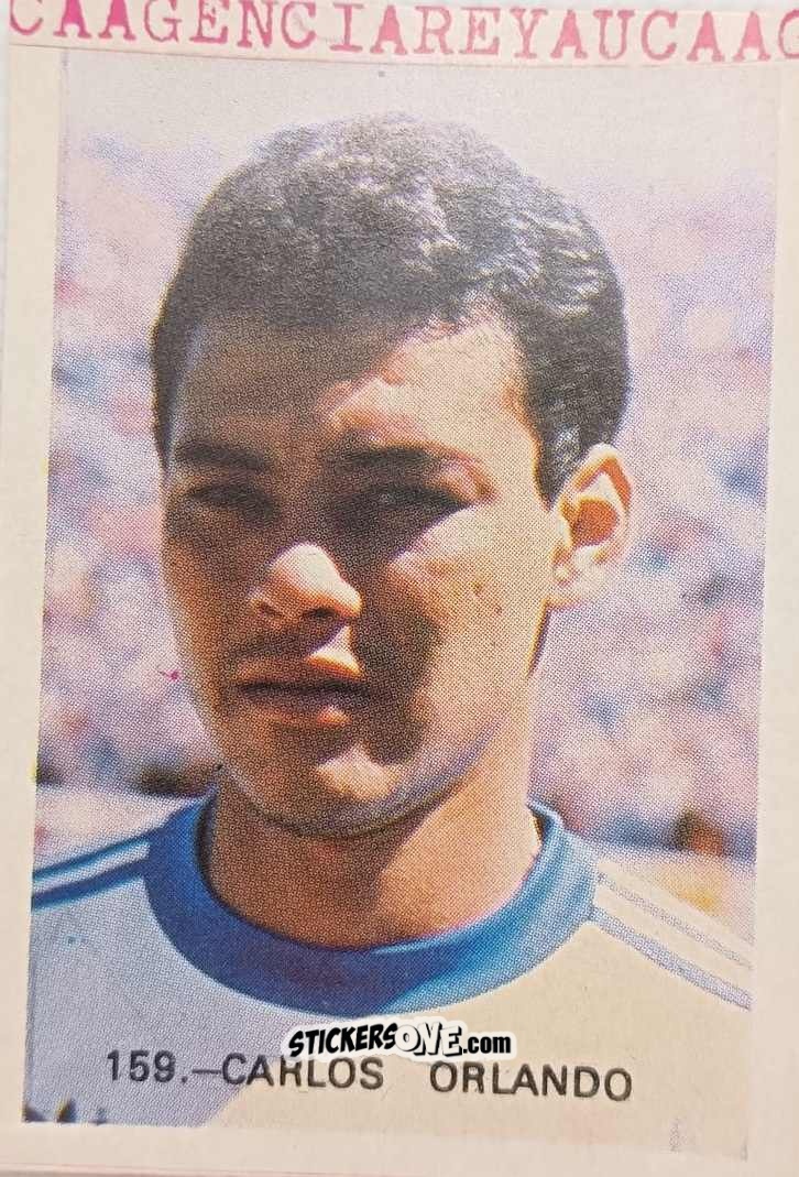 Cromo Carlos Caballero - España 82 n. 159 - Reyauca