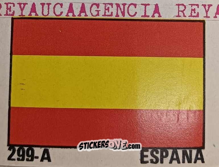 Sticker Flag - España 82 n. 299-A - Reyauca