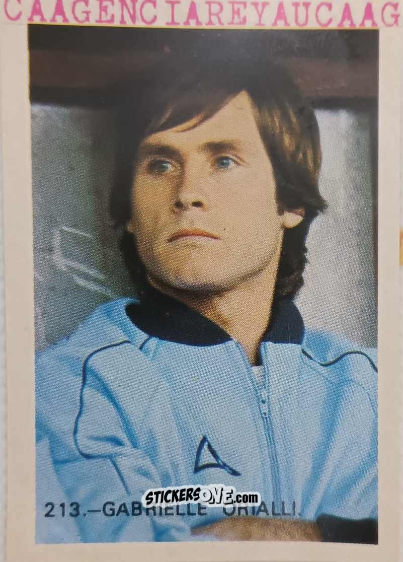 Cromo Gabrielle Orialli - España 82 n. 213 - Reyauca