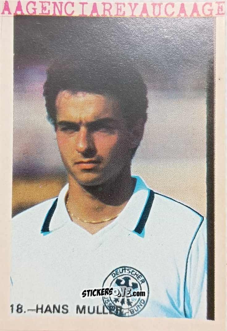 Cromo Hans Muller - España 82 n. 18 - Reyauca