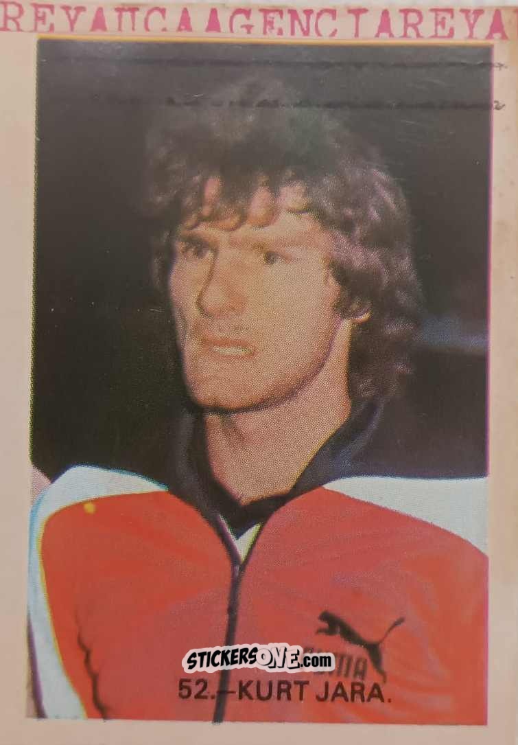 Cromo Kurt Jara - España 82 n. 52 - Reyauca