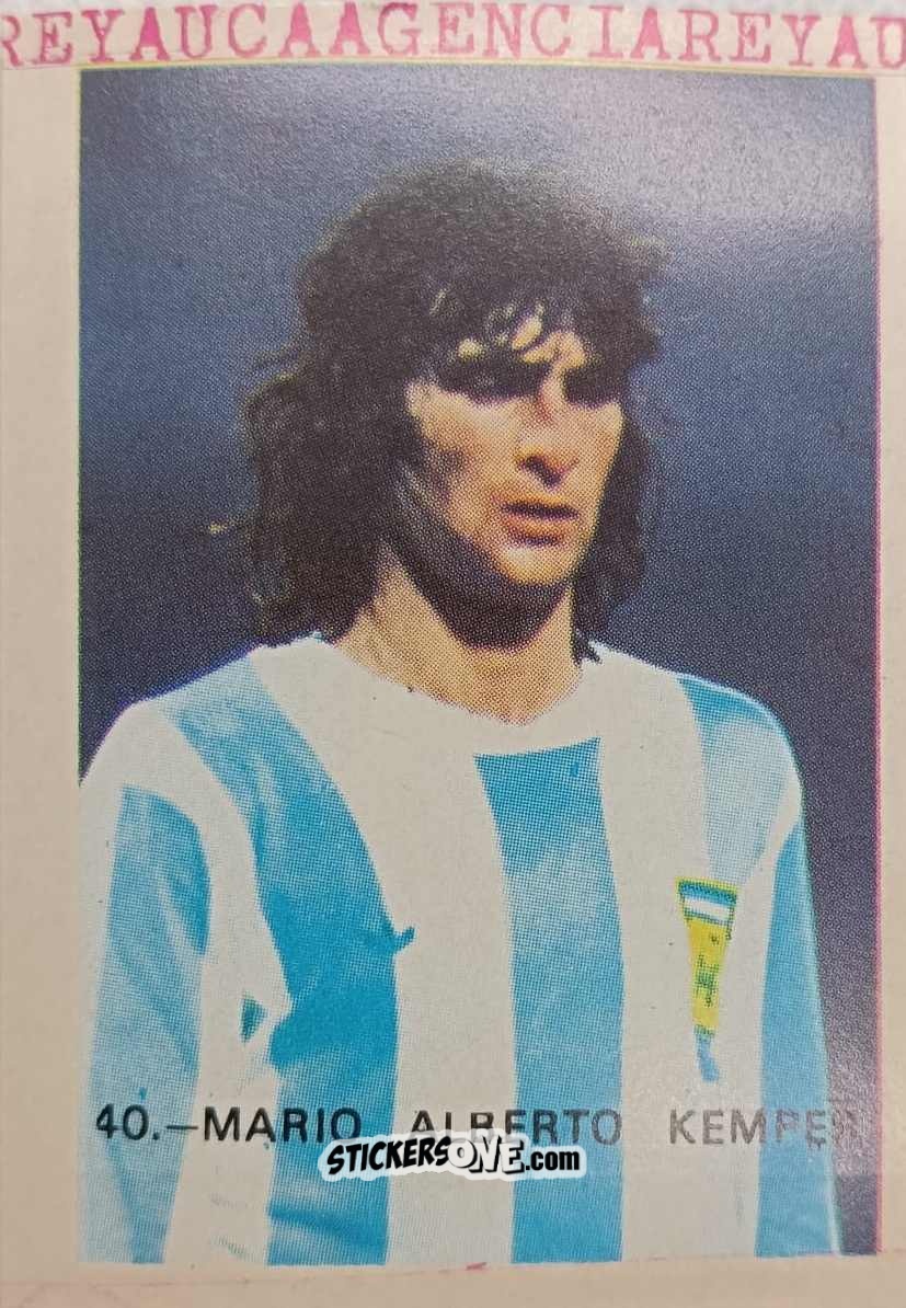 Cromo Mario Kempes - España 82 n. 40 - Reyauca