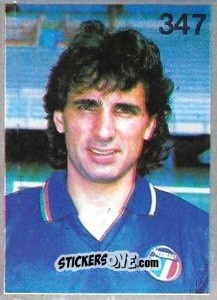 Cromo Andrea Carnevale - Campeonatos Mundiales de Futbol 1990 n. 347 - Reyauca