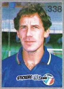 Sticker Franco Baresi - Campeonatos Mundiales de Futbol 1990 n. 338 - Reyauca