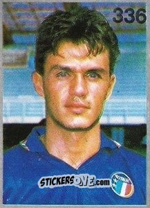 Sticker Paolo Maldini - Campeonatos Mundiales de Futbol 1990 n. 336 - Reyauca