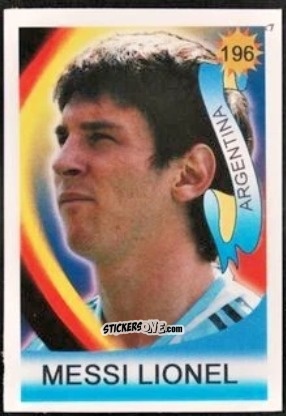 Sticker Messi - Vive le Mundial 2006 n. 196A - Reyauca