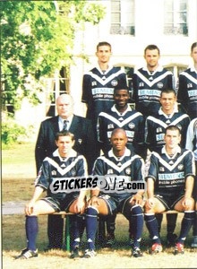 Figurina Équipe 2001 - Fc Girondins De Bordeaux 2000-2001 - Panini
