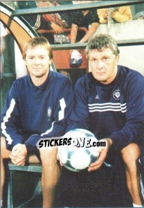 Sticker Dominique Dropsy / Éric Bédouet - Fc Girondins De Bordeaux 2000-2001 - Panini