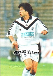 Sticker Tenue a l`exterieur - Fc Girondins De Bordeaux 2000-2001 n. 10 - Panini