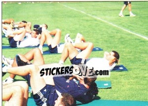 Sticker Entrainement - Fc Girondins De Bordeaux 2000-2001 n. 23 - Panini