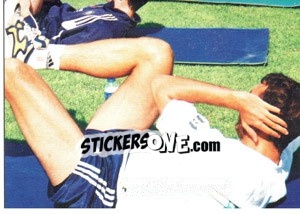 Sticker Entrainement - Fc Girondins De Bordeaux 2000-2001 - Panini