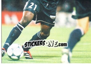 Sticker Kodjo Afanou - Fc Girondins De Bordeaux 2000-2001 - Panini