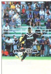 Cromo Kodjo Afanou - Fc Girondins De Bordeaux 2000-2001 - Panini