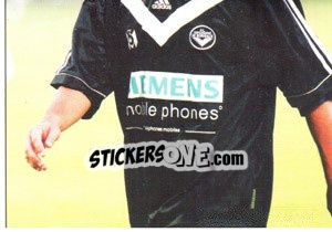 Sticker Jérôme Bonnissel - Fc Girondins De Bordeaux 2000-2001 - Panini