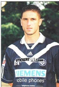 Sticker Nisa Saveljic - Fc Girondins De Bordeaux 2000-2001 - Panini