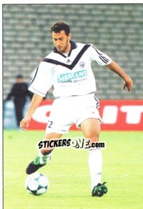 Sticker Sylvain Legwinski - Fc Girondins De Bordeaux 2000-2001 - Panini