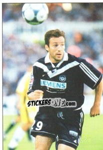 Sticker Marc Wilmots - Fc Girondins De Bordeaux 2000-2001 n. 74 - Panini