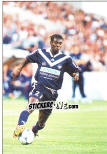 Sticker Pascal Feindouno - Fc Girondins De Bordeaux 2000-2001 - Panini