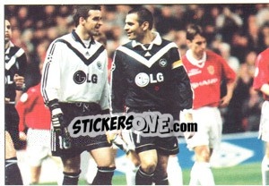 Sticker Manchester-Bordeaux 2-0 - Fc Girondins De Bordeaux 2000-2001 n. 132 - Panini