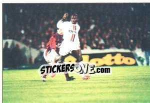 Sticker Bordeaux-Milan - Fc Girondins De Bordeaux 2000-2001 - Panini