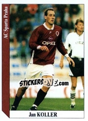 Sticker Jan Koller - Český Fotbal 1995-1996 n. 29 - Sl