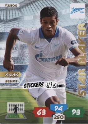 Sticker Card 72 - Russian Football Premier League 2013-2014. Adrenalyn XL n. 72 - Panini