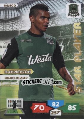 Sticker Card 84 - Russian Football Premier League 2013-2014. Adrenalyn XL n. 84 - Panini