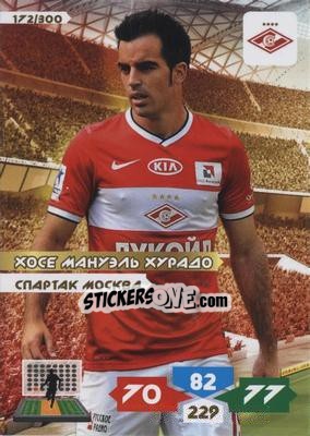 Sticker Card 172 - Russian Football Premier League 2013-2014. Adrenalyn XL n. 172 - Panini