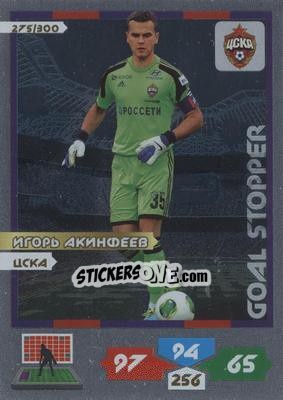 Sticker Card 275 - Russian Football Premier League 2013-2014. Adrenalyn XL n. 275 - Panini