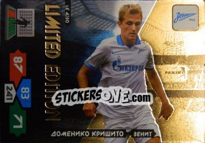 Sticker Card LE4 - Russian Football Premier League 2013-2014. Adrenalyn XL n. LE4 - Panini