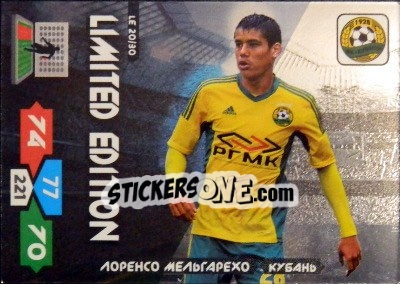 Figurina Card LE20 - Russian Football Premier League 2013-2014. Adrenalyn XL n. LE20 - Panini