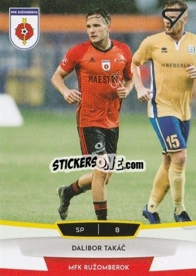 Sticker Dalibor Takač - Futbalové Slovensko 2019-2020 n. S026 - SportZoo