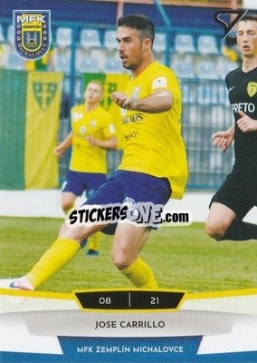 Cromo Jose Carrillo - Futbalové Slovensko 2019-2020 n. S038 - SportZoo