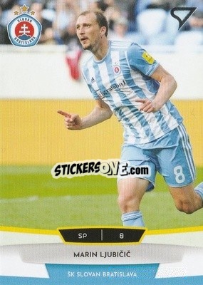 Sticker Marin Ljubičič - Futbalové Slovensko 2019-2020 n. S007 - SportZoo