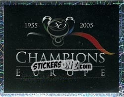 Sticker Champions of Europe 50 years