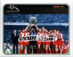Sticker 1990-91 Sticker - Champions of Europe 1955-2005 - Panini
