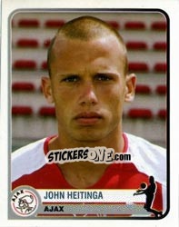 Sticker John Heitinga - Champions of Europe 1955-2005 n. 30 - Panini