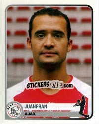 Sticker Juanfran - Champions of Europe 1955-2005 n. 32 - Panini