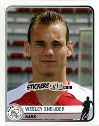 Sticker Wesley Sneijder - Champions of Europe 1955-2005 n. 36 - Panini