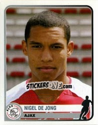 Sticker Nigel de Jong - Champions of Europe 1955-2005 - Panini