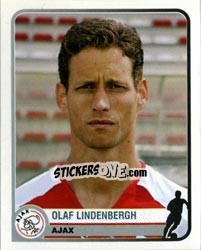 Sticker Olaf Lindenbergh - Champions of Europe 1955-2005 n. 38 - Panini